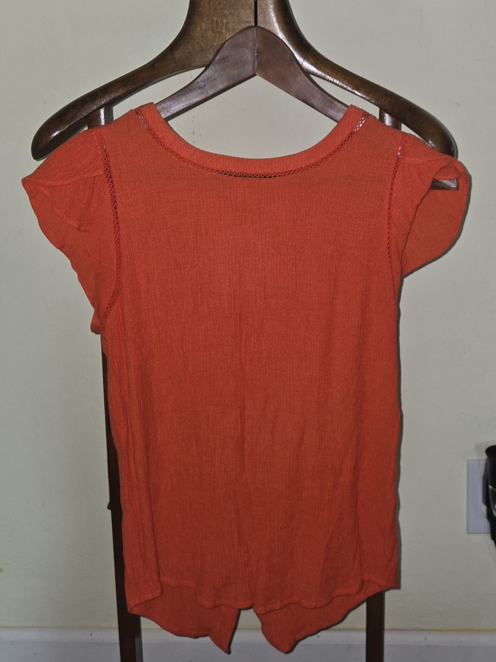 Sweet Wanderer Orange Short Sleeve Knit Tank